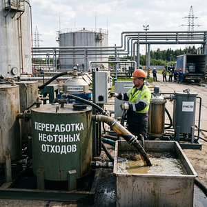 Утилизация нефтесодержащих отходов (рисунок)